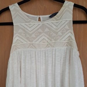 American Eagle cream tank Large